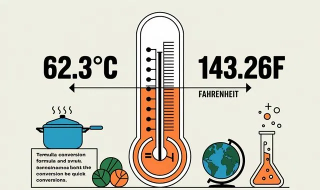 62.3 C to F